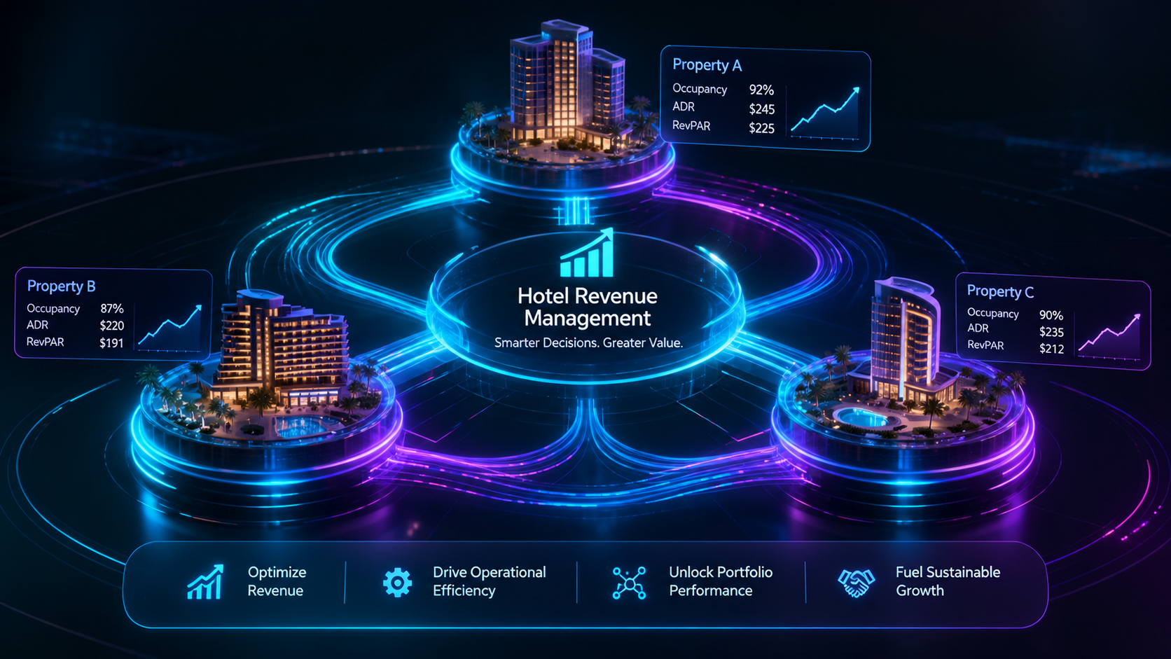 Multi-Property Hotel Revenue Network Architecture